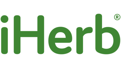 iHerb Logo, Visit iherb.com