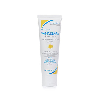 Vanicream Sunscreen Broad Spectrum SPF 50+ for Sensitive Skin 3 oz Tube