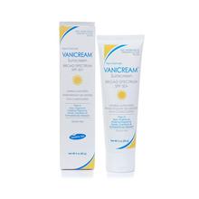 Vanicream™ Sunscreen Broad Spectrum SPF 50+ product next to packaging