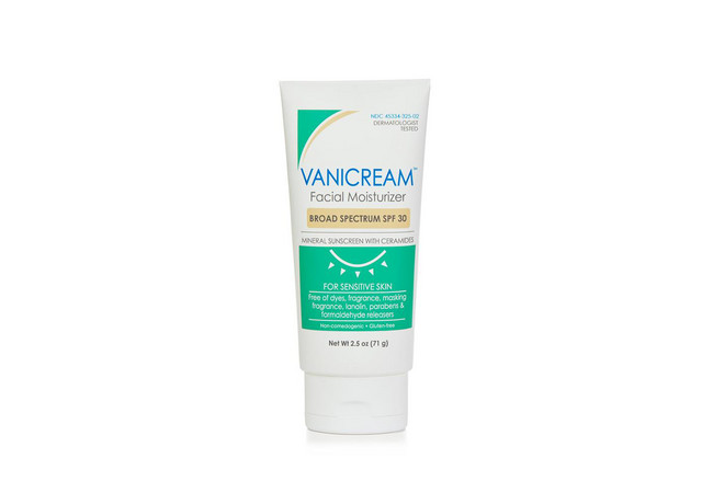 Vanicream Facial Moisturizer Broad Spectrum SPF 30 for Sensitive Skin 2.5 oz Tube